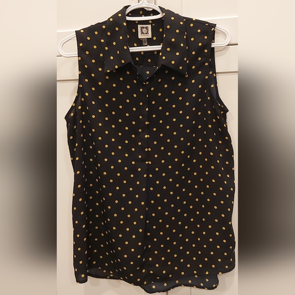 Ann Taylor sleeveless blouse - Picture 2 of 7
